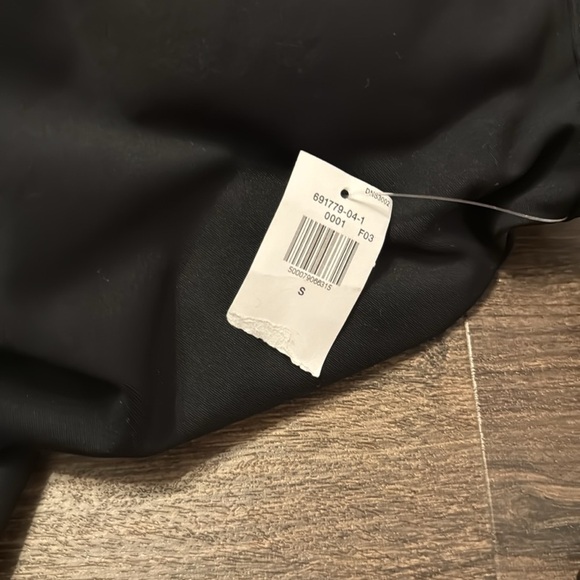 NWT! Black Sleeveless PowerSoft Performance Racer-Back Mini Swing Dress 💜 - Picture 5 of 5